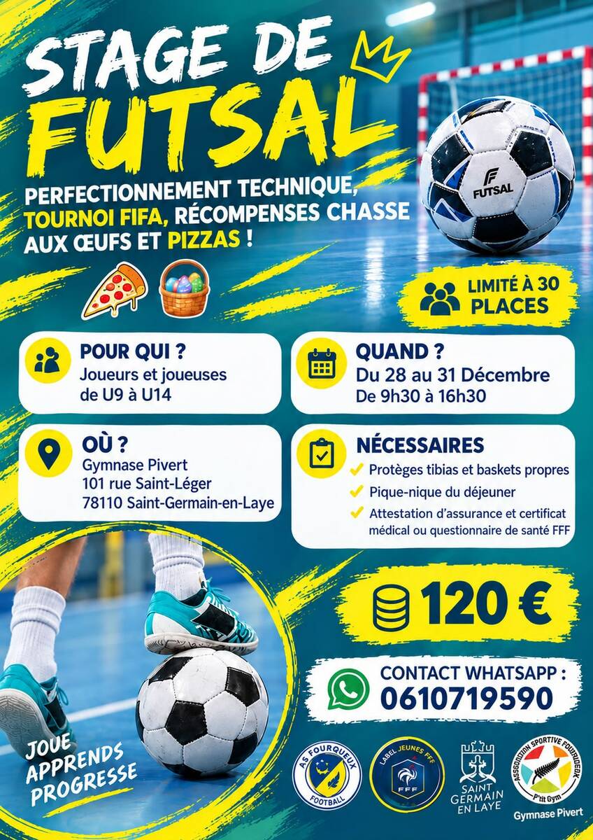 STAGE FUTSAL DECEMBRE 2026
