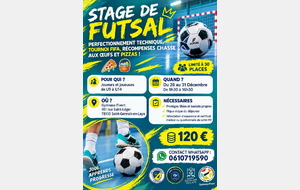 STAGE FUTSAL DECEMBRE 2026