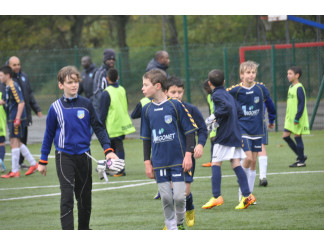 fin du match contre Trappes U12  , match nul 3 à 3 